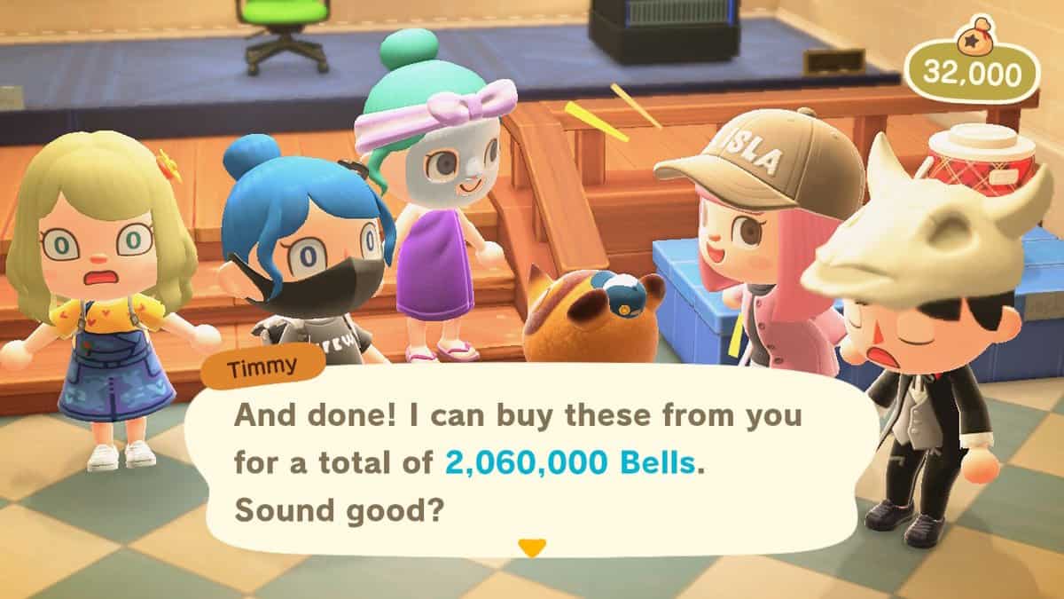 animal crossing new horizons earn bells quickly