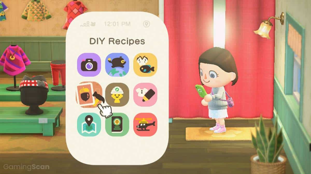 animal crossing new horizons how to get diy recipes