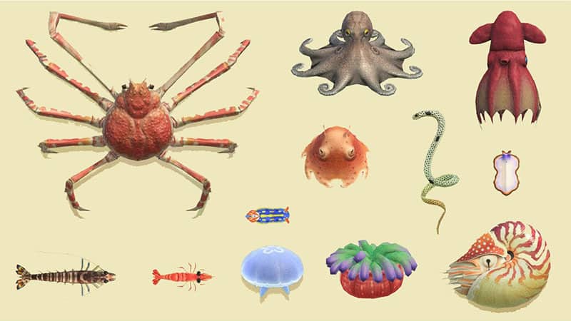 animal crossing sea creature list