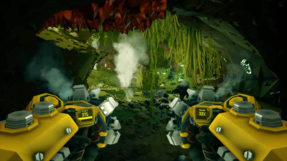 Deep Rock Galactic Carve Out Environments Before A Big Fight