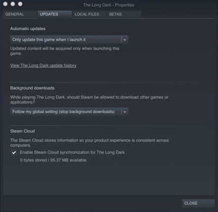 Disable Steam Auto Update