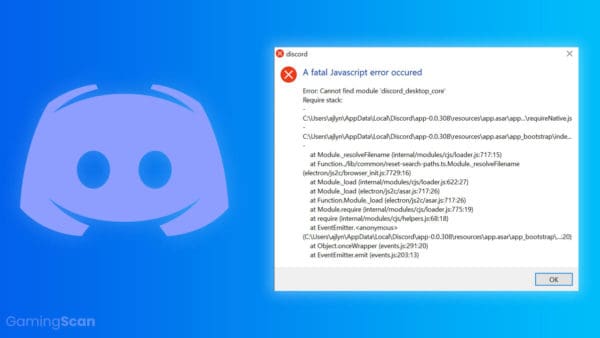 Discord Javascript Error