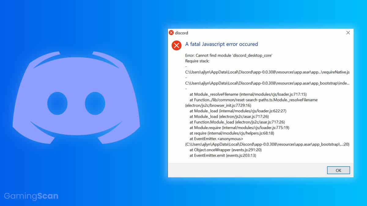 Discord Javascript Error