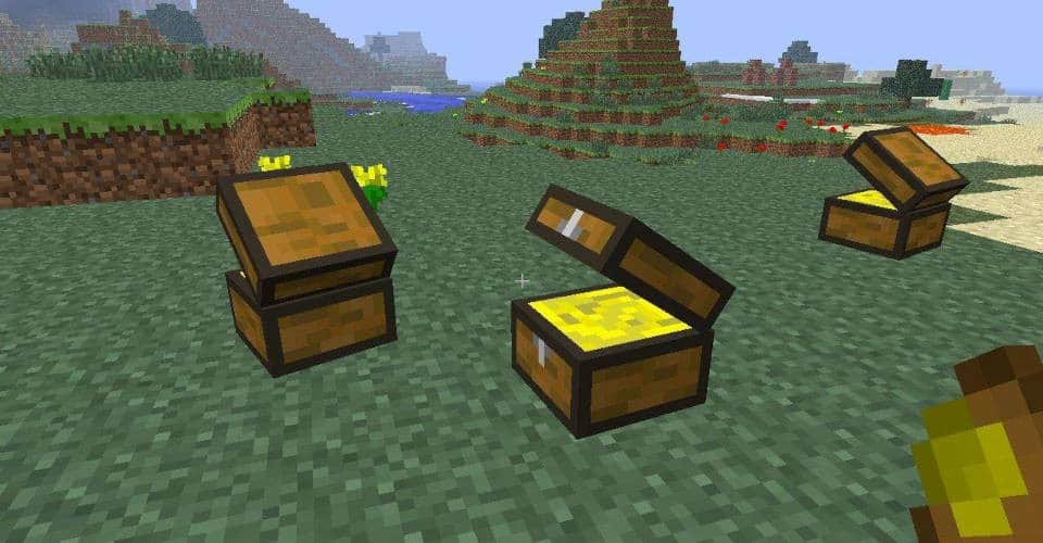 Minecraft treasure chests