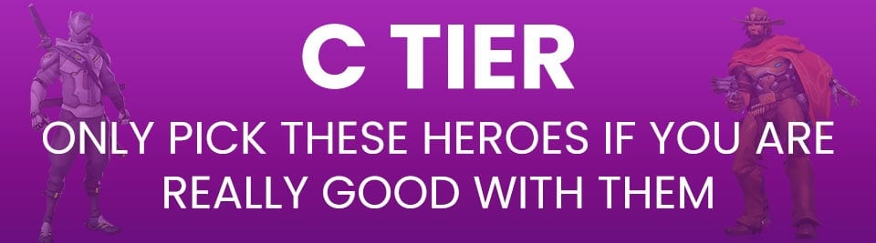 Overwatch Tier List Tier C