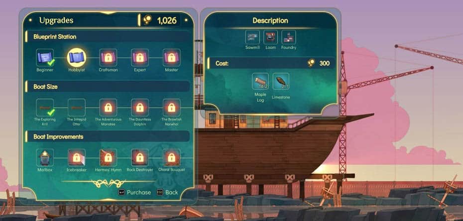 Spiritfarer All Ship Upgrades