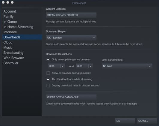 Steam Disable Auto Update