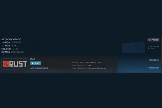 Steam Disk Usage Slow