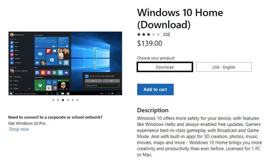 Windows 10 Home Download